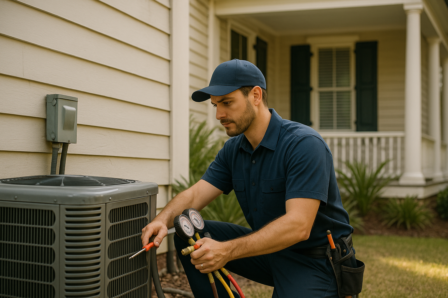 Editorial illustration depicting whole house dehumidifier summerville charleston